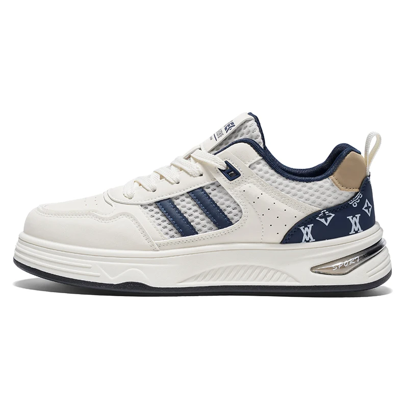 

Men’s All Season Breathable Casual Sneakers Student Sports Board Shoes Trendy Style Shoes