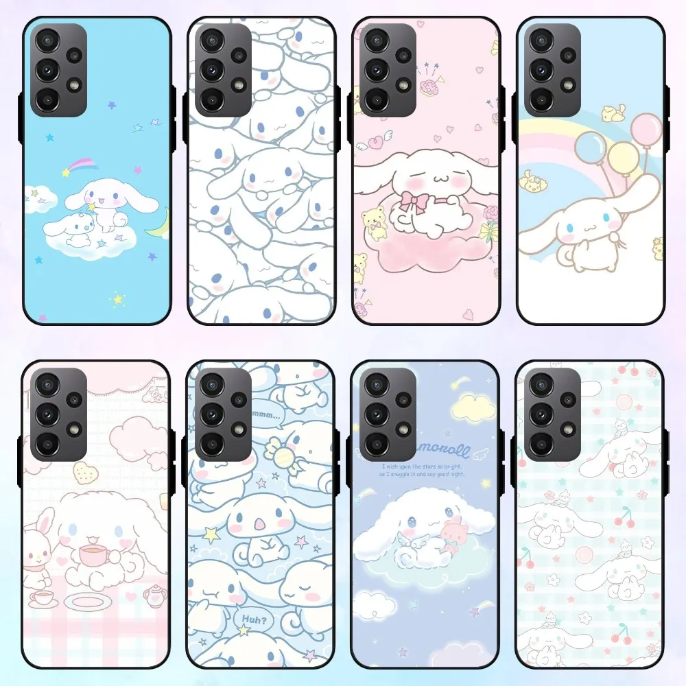 Cartoon Sanrio My Melody Cinnamoroll Phone Case For Samsung Galaxy A52 A53 A71 A72 A73 A80 A91 S Shell