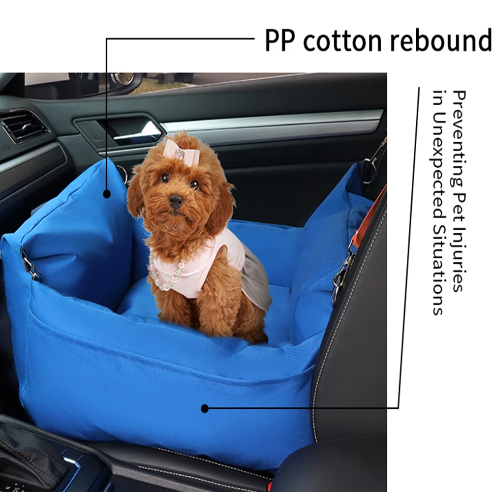 

Dog Car Seat for Small Dogs Fully Detachable and Washable Pet Dog Car seats Soft Dog Booster Sofa Travel Carrier Bed