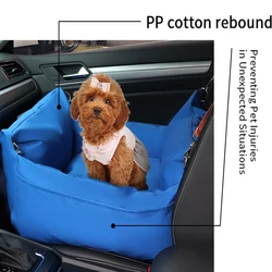 Dog Car Seat for Small Dogs Fully Detachable and Washable Pet Dog Car seats Soft Dog Booster Sofa Travel Carrier Bed