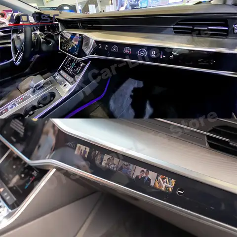 LHD RHD 안드로이드 부조종사 LCD 계기 클러스터 디스플레이 가상 조종석 계기, 아우디 A4L A4 S4 RS4 A5 S5 RS5 Q7 C8 B9 용