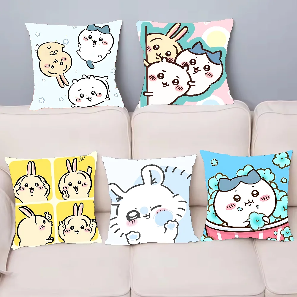 Usagi Hachiware C-Chii_kawaS Pillow Case Soft Cushion Cases for Farmhouse Sofa Decor Home Decorations and Protector Pillow Case