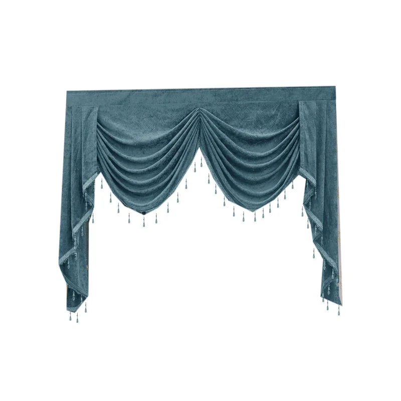European And American High-Quality Valance For Living Room Bedroom Hotel Apartment Windows Customization Curtain Valance