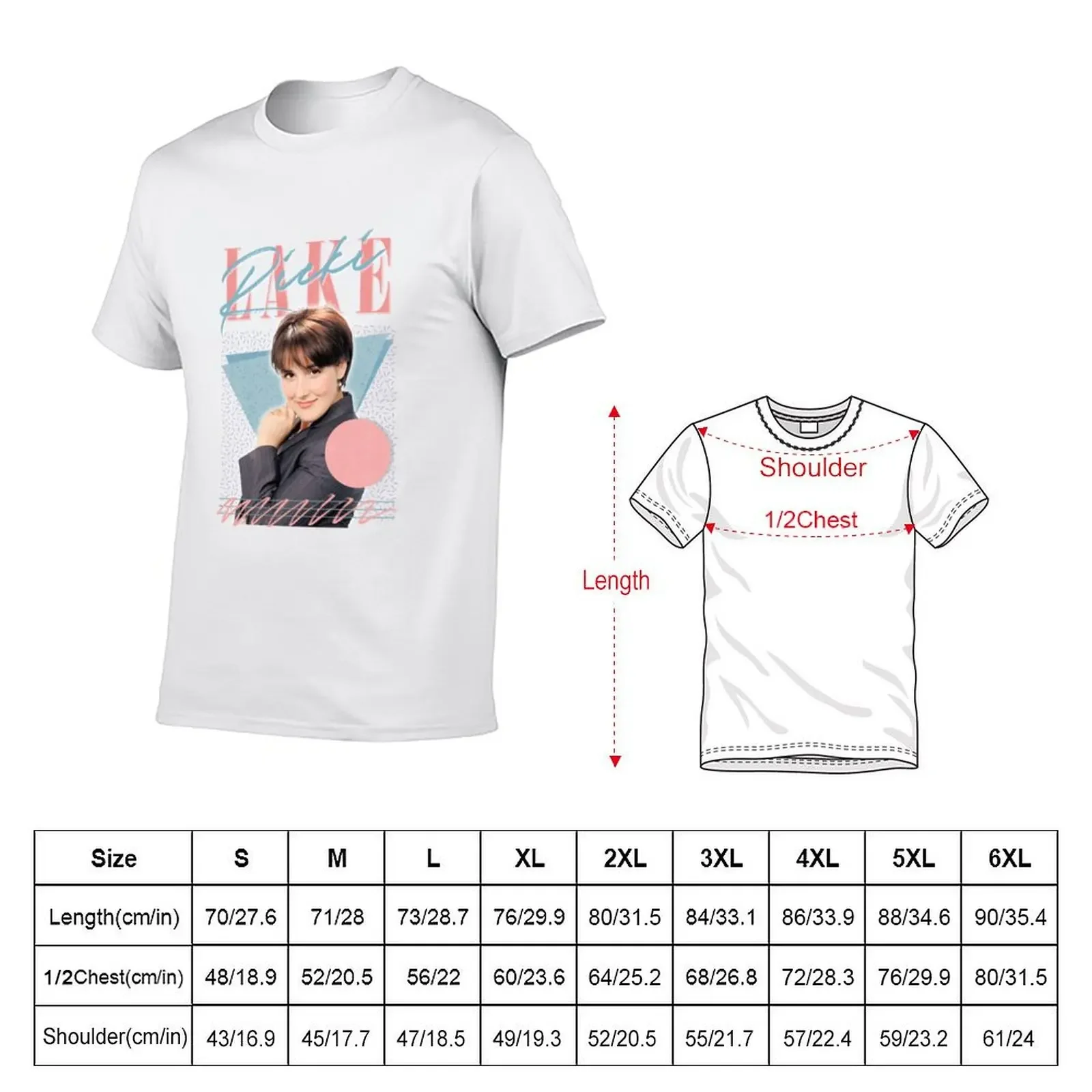 Ricki Lake T-Shirt korean fashion designer shirts funny costumes customs mens clothes