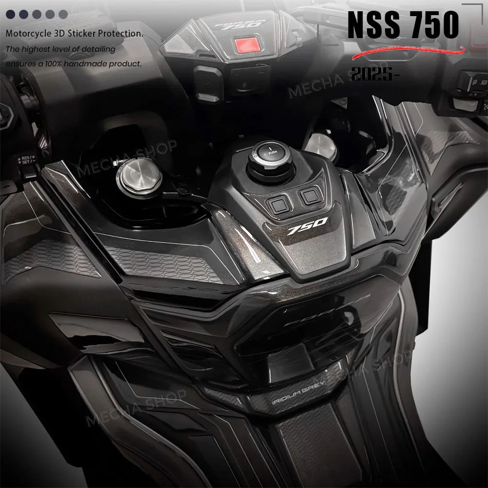 3D Resin Stickers Compatible with For NSS750 Ignition area Protective Sticker 2025- Accessories