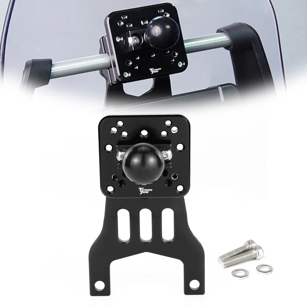 

Мотоциклетный GPS-навигационный кронштейн, адаптер, подходит для Yamaha Tenere 700 T7 2019 2020 2021 2022 2023, держатель для телефона, подставка