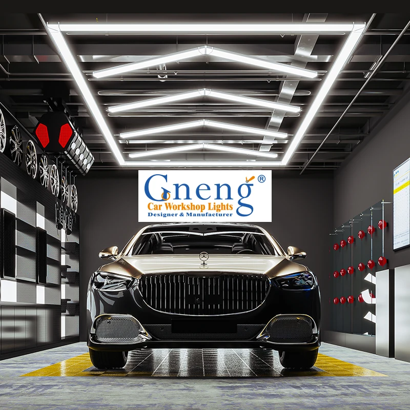 Good Quality DIY Garage Lamp Auto Maintenance Car Detailing Workshop Led Gym Light