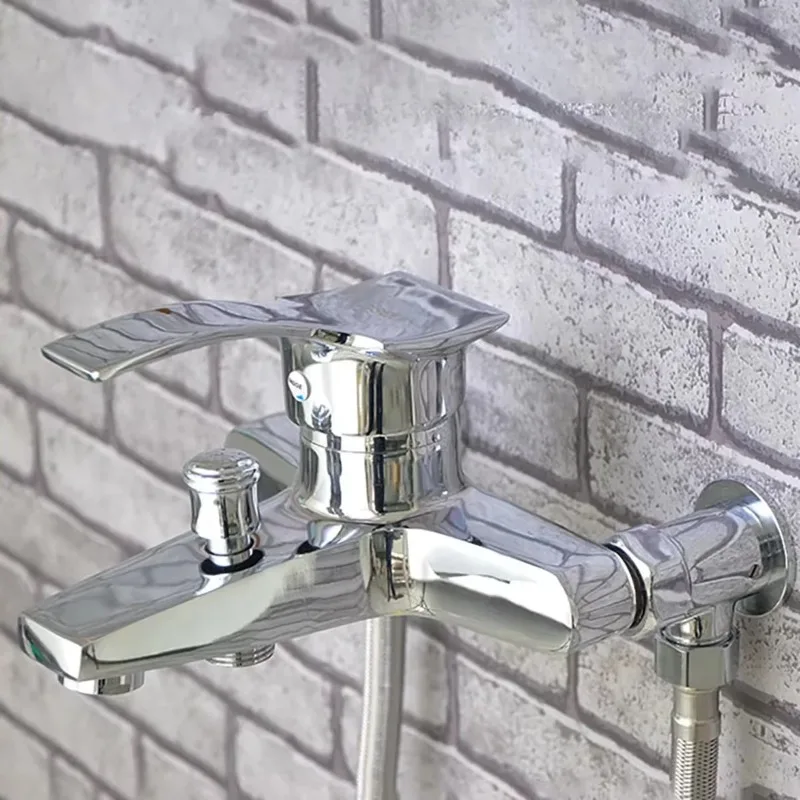 Brass Dark to Light Conversion Adapter Shift Modification Fixed Foot Shower Head Faucet Accessories Integrated - Separate