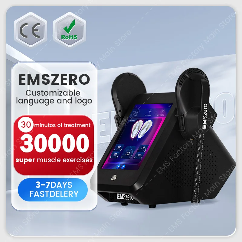 EMSzero Body Sculpt Machine:Electro Magnetic Stimulation Body Sculpting and Muscle Building Machine Professional Fat Reduction