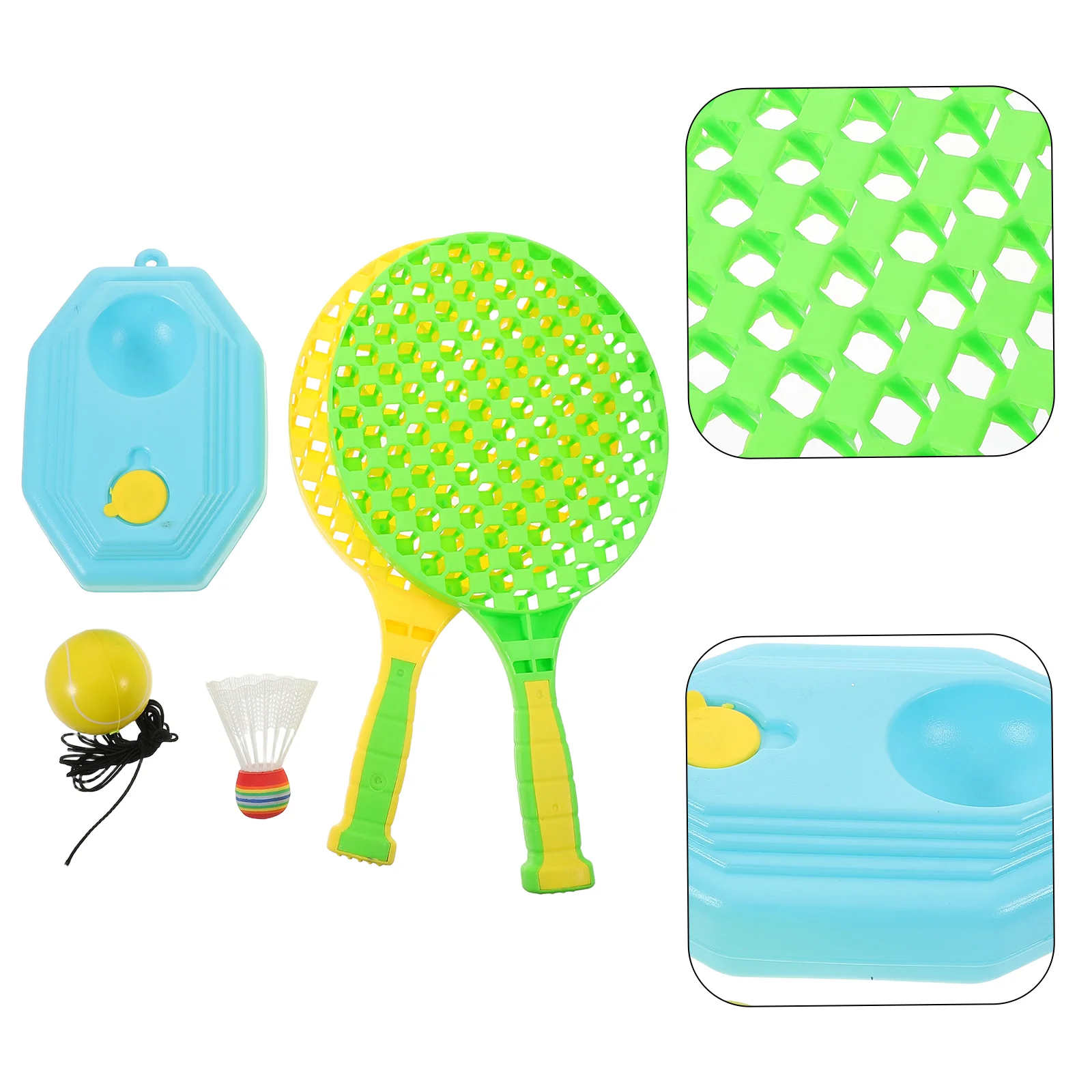 

Racket Set Outdoor Playset Girls Badminton Toy Plastic Racquet Parent-child Toddler Toys