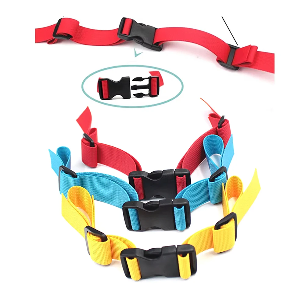 Tactical Bag Fixed Belt Accessories Non-slip Backpack Chest Bag Strap Harness Adjustable Buckle Clip Straps Outdoor Camping Tool