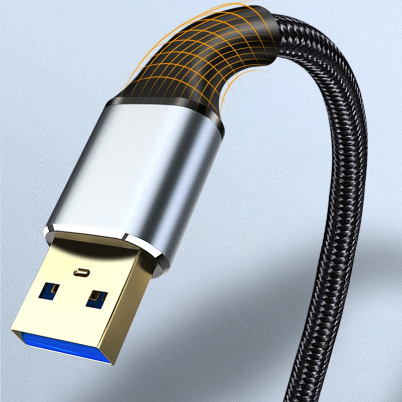 New USB 3.0 to USB Extension Cable Type A Male to Male USB Extender for Radiator Hard Disk Webcom Camera USB Cable Extens 1/3/5M