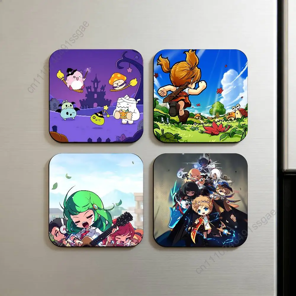 

M-Maplestory Game Decorative Refrigerator Magnets, Cute Funny Fridge Magnets for Kitchen Home Office Whiteboard Locker Decor