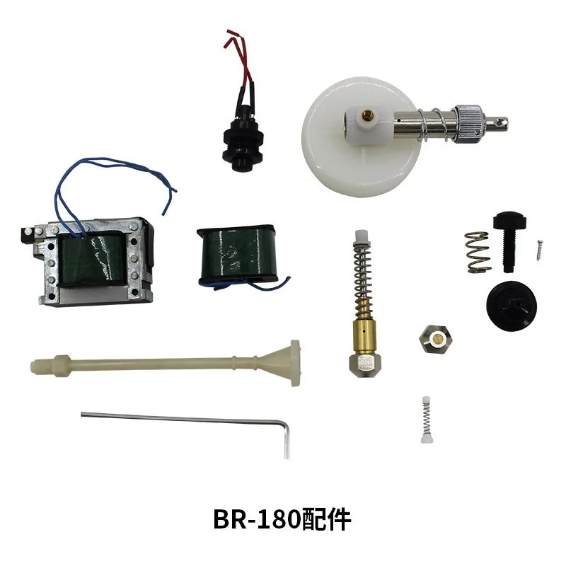 BR-180 Cleaning Spray Gun Replacement Parts Spring Cylinder Coil Switch Piston Rear Rod
