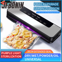 2025 Automatic Electric Vacuum Sealer Dry/Wet Food Sealed Packaging Kitchen Food Storage Seal Sterilization