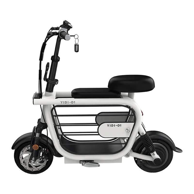 CE High Speed 30km/h 48V 400W Portable 11 Inch Tire 2 Wheel Mini Pet Electric Mobility Scooter With Pet Basket