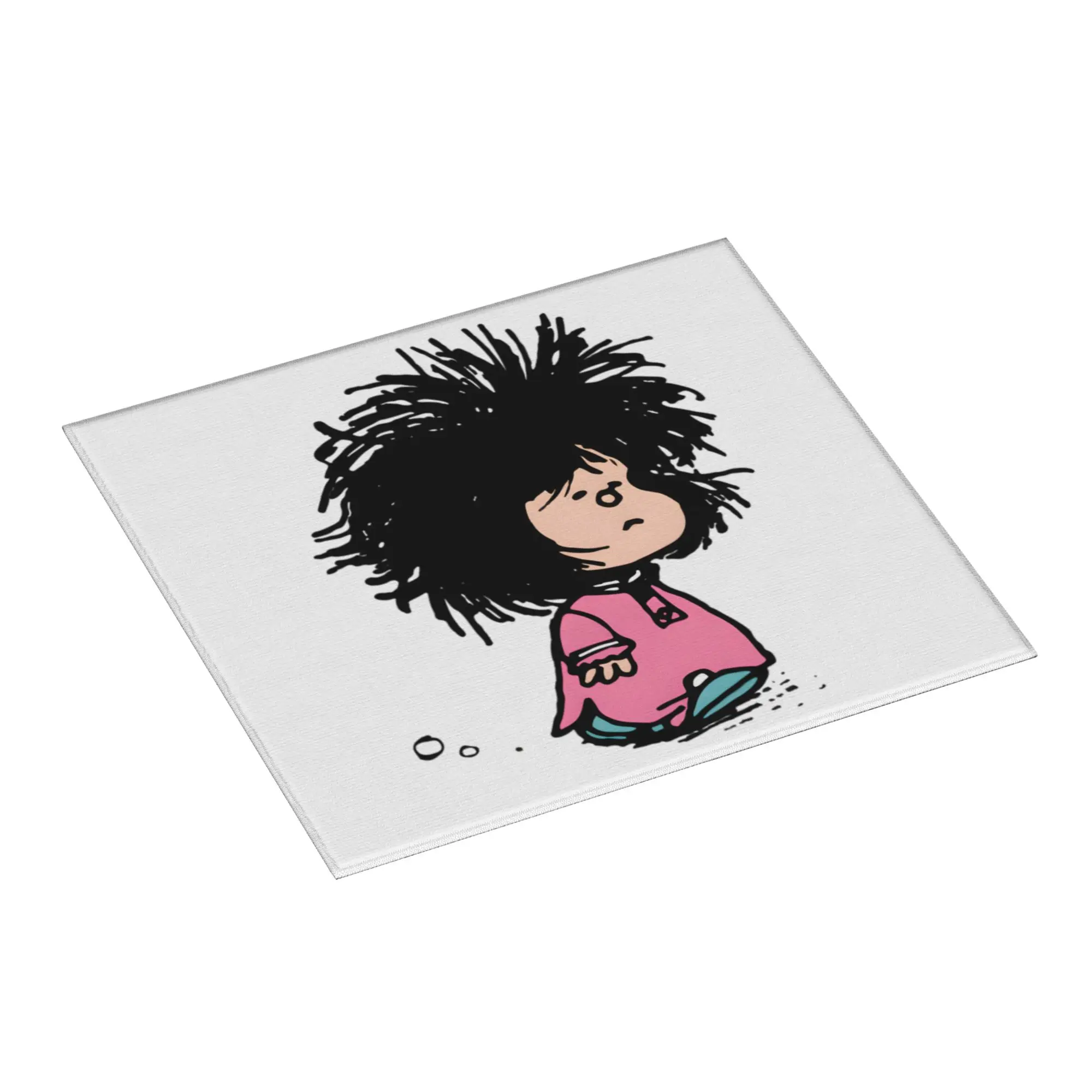 Drying Mat For Kitchen Humor Manga Mafalda Water Absorbent Waterproof Reusable Quino Argentina Kitchen Counter Protector Mat