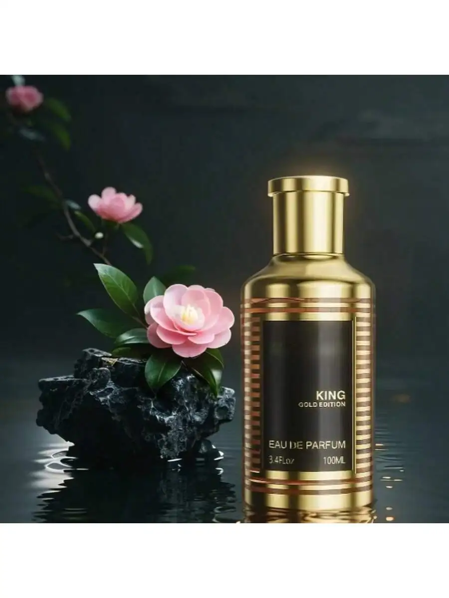 バララ キング ゴールド エディション オードパルファム – 高級な柑橘系と琥珀の香り |     100ml（3.4液量オンス） |     ユニセックスのコロン、バニラとムスクの香り