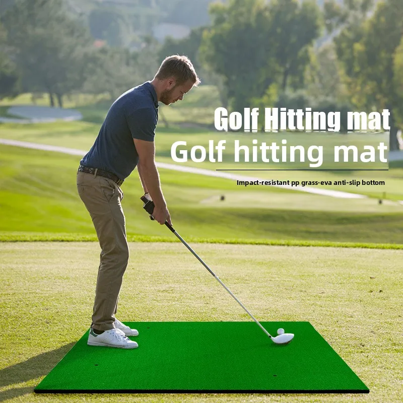 Custom Factory direct sales portable golf hitting mat driving range golf mat swing practice mat