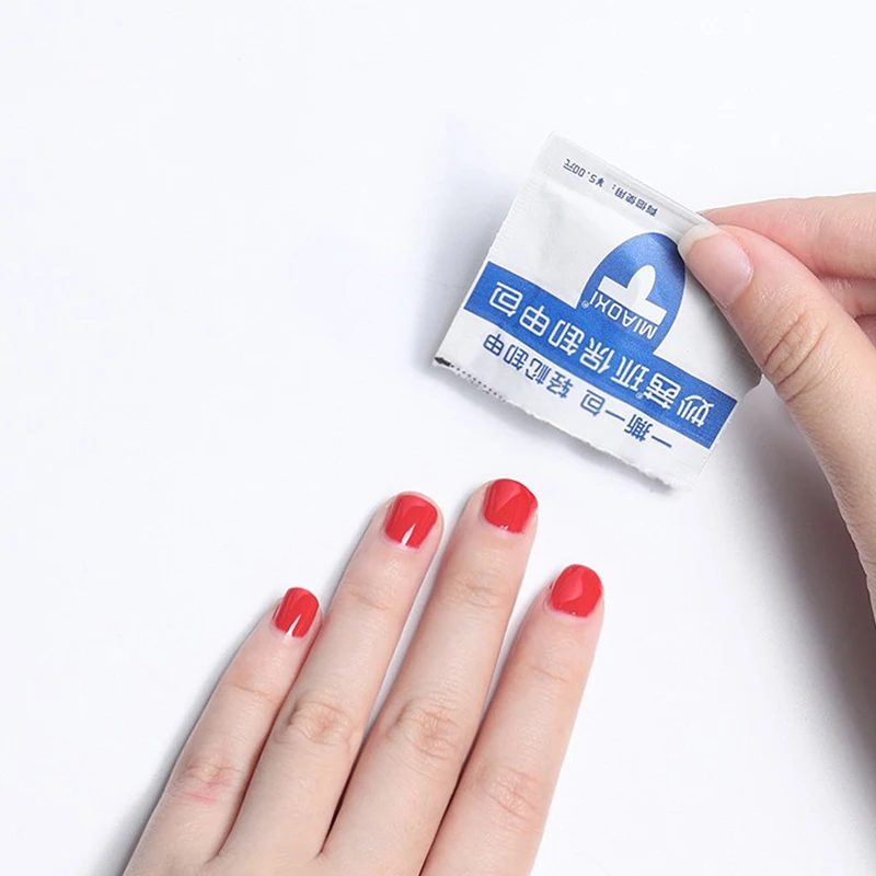 300/100 stuks Nail Art UV Gel Remover Nail Tool, Ontvetter Nagels Gel Nagellak Remover, Gel Polish Remover Pads Folie Nail Art,