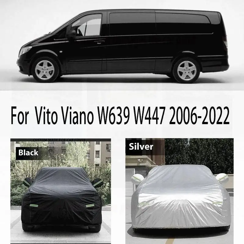 

For for Mercedes Benz Vito Viano W639 W447 Outdoor Sun Shade Anti UV Waterproof Similar to Auto Tarpaulin Car Canopy Car Covers