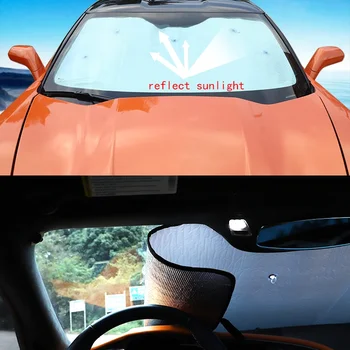 For Chevrolet C7 C7 2014-2019 aluminum foil car windshield full window glass sun protection sunshade car accessories