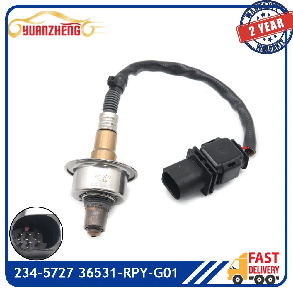 Car 234-5727 36531-RPY-G01 Front Upstream Air Fuel Ratio Lambda O2 Oxygen Sensor for Honda Civic 2.0T 2018-2021 0258017510