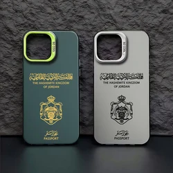 Jordan Passport Phone Case For iPhone 16 15 14 13 12 11 Pro Max X XR XSMAX 8 7 Plus Candy Matte Shockproof Back Cover