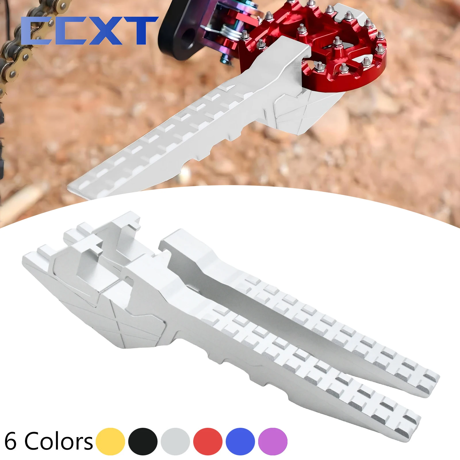 

Motorcycle Accessories Passenger Footpegs Extensions For Sur Ron Light Bee X S L1E For 79 Bike Suzuki Honda Yamaha KTM DUKE BETA