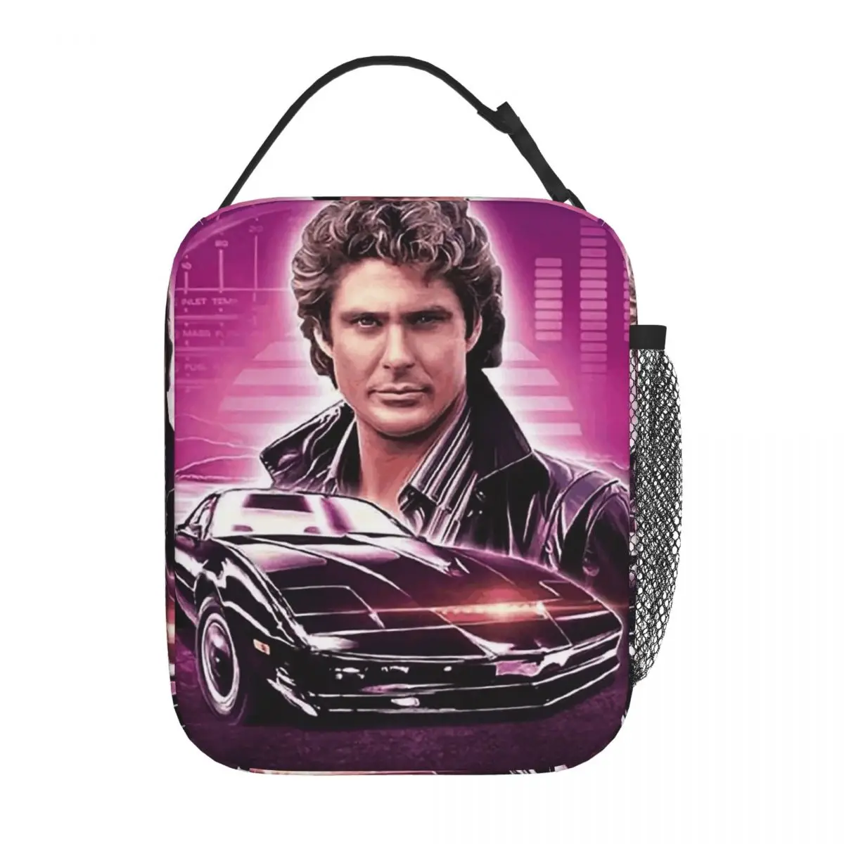 Knight Rider Action Tv Series Insulated Lunch Bag for Women Children Leakproof Food Boxes Thermal Lunch Box Tote