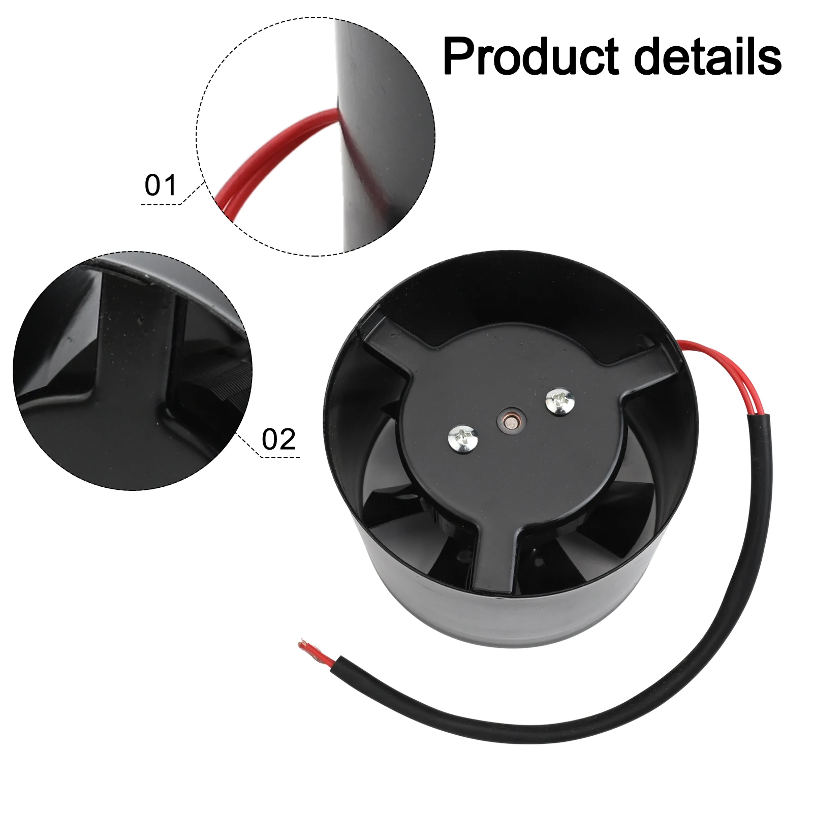 Bathroom Airflow 4-inch 220V Exhaust Fan Efficient Kitchen Exhaust Fan Duct Fan 4 Inch Duct Fan Low Noise Operation