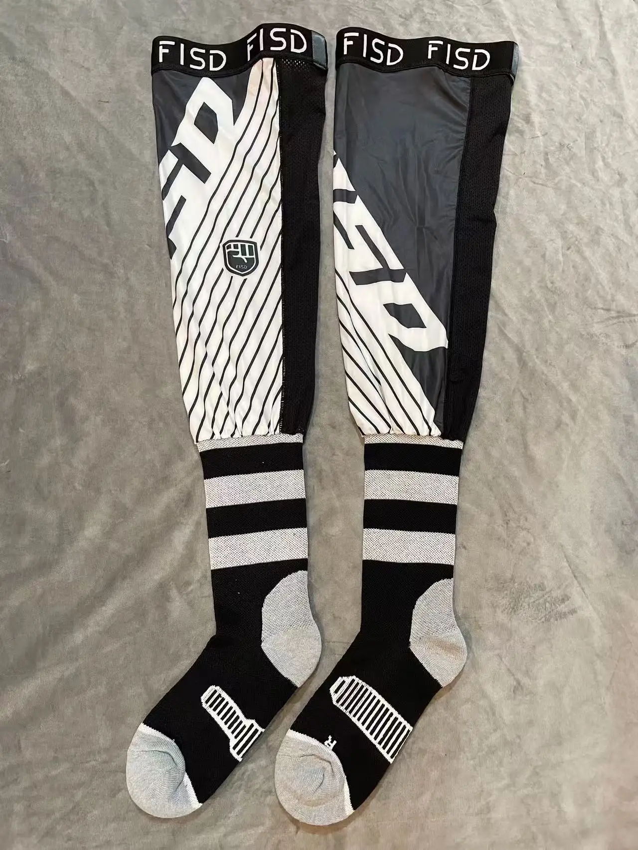 FISD Kompressions-Knieschutz für Motorräder, Enduro-Socken, Rennsocken, MX, MTB, ATV-Schutz, Rutschfester Sport-Knieschutz, E – Detail 25