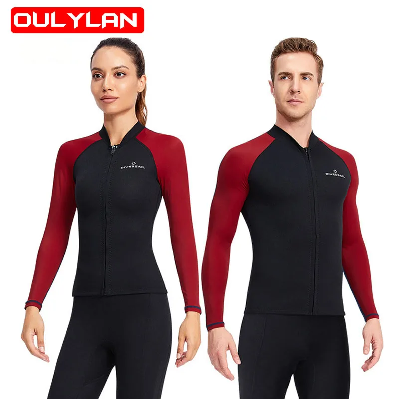 

Oulylan 1.5MM Wetsuit Scuba Diving Suit Jacket Diving Pants Surf Swimming Snorkeling Underwater Fishing Spearfishing Equipment