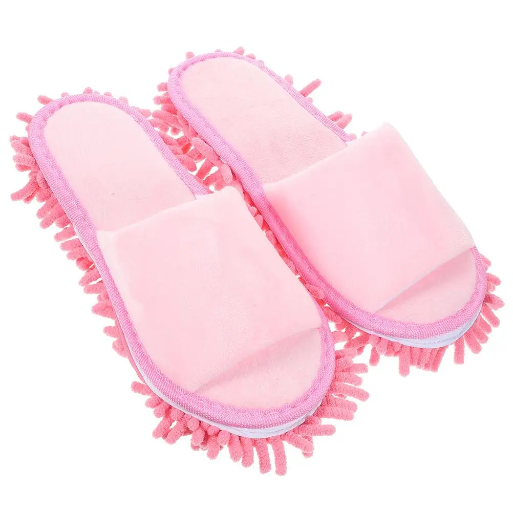 

Winter Mop Size 43 44 Pink Color Snow Shoes Washable Slippers Unisex Washable Floor Cleaning House Male Female