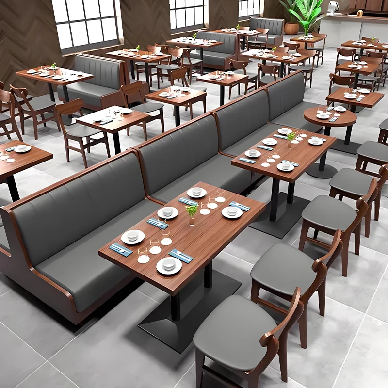 

Manufacturer Commercial Restaurant Furniture Fast Food Restaurant Cafe Restaurant Stall Sofa Seat Bar Chairs and Tables