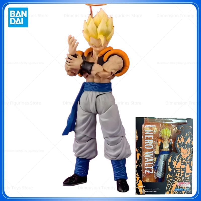 

In Stock Hero Waltz SHF Anime Dragon Ball Z Gogeta Action Figure Super Saiyan 3.0 Collectible Model Toy Gift DT