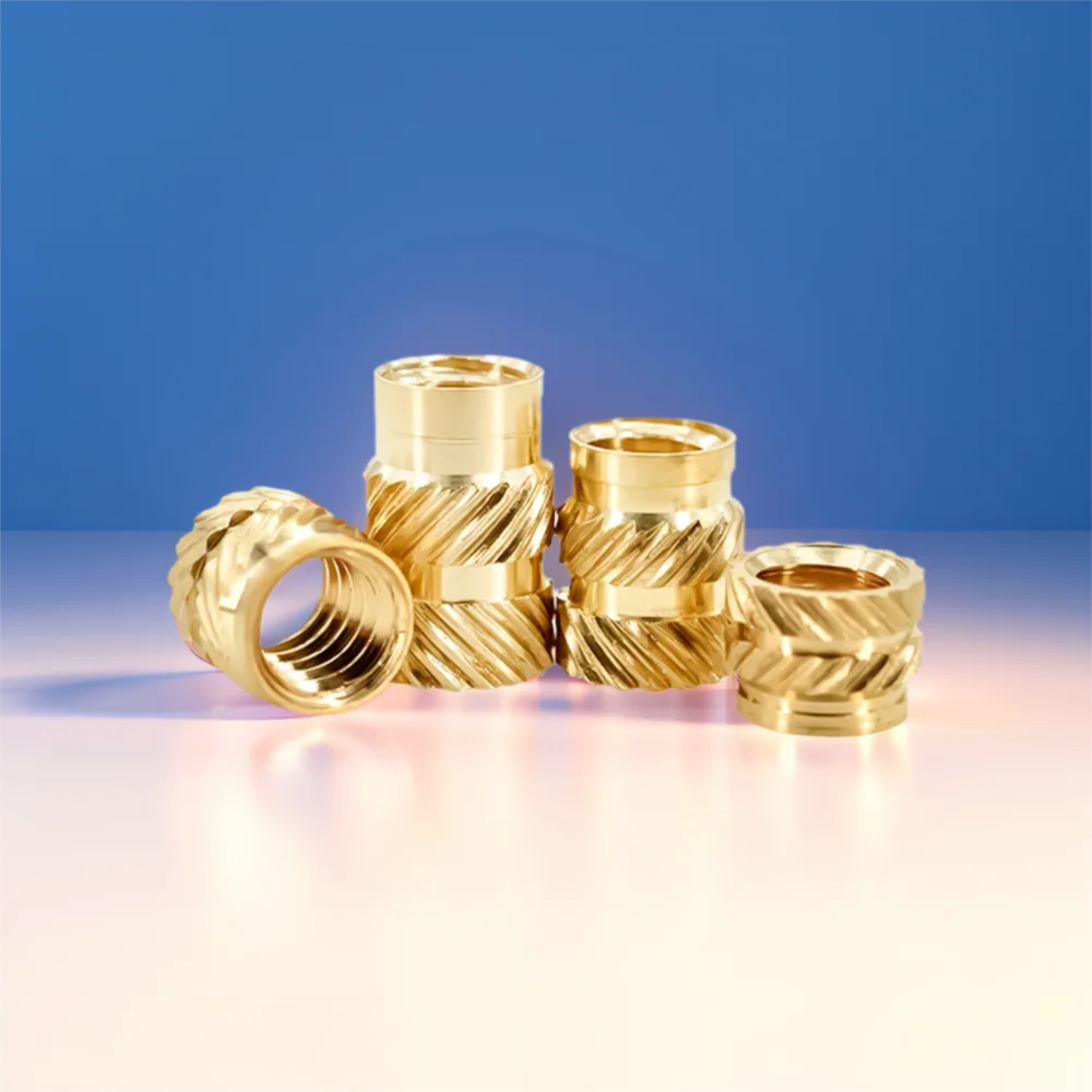 Double Twill Injection Embedment Nut Brass Hot Melt Insert Knurled Nut Thread Heat Molding 3D Printer M2 M2.5 M3 M4 M5 M6 M8