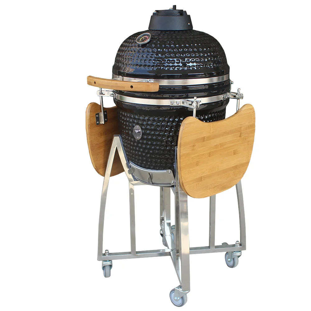 

Гриль Kamado 18-дюймовый барбекю Идеальный керамический барбекю для гриля на открытом воздухе