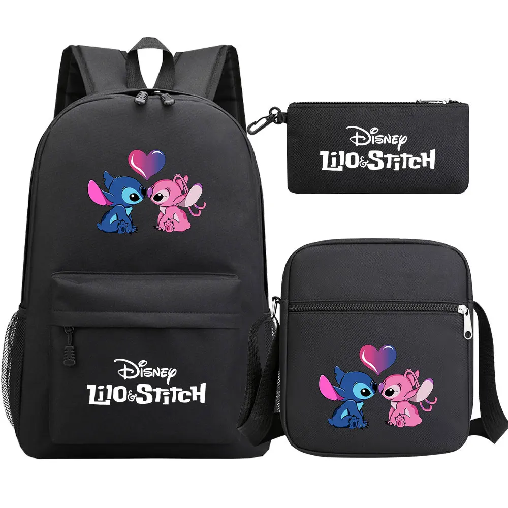 Stitch Backpacks 3D Cartoon School Bag For Boys Girls Backpacks Primary School Students Kids Mochilas