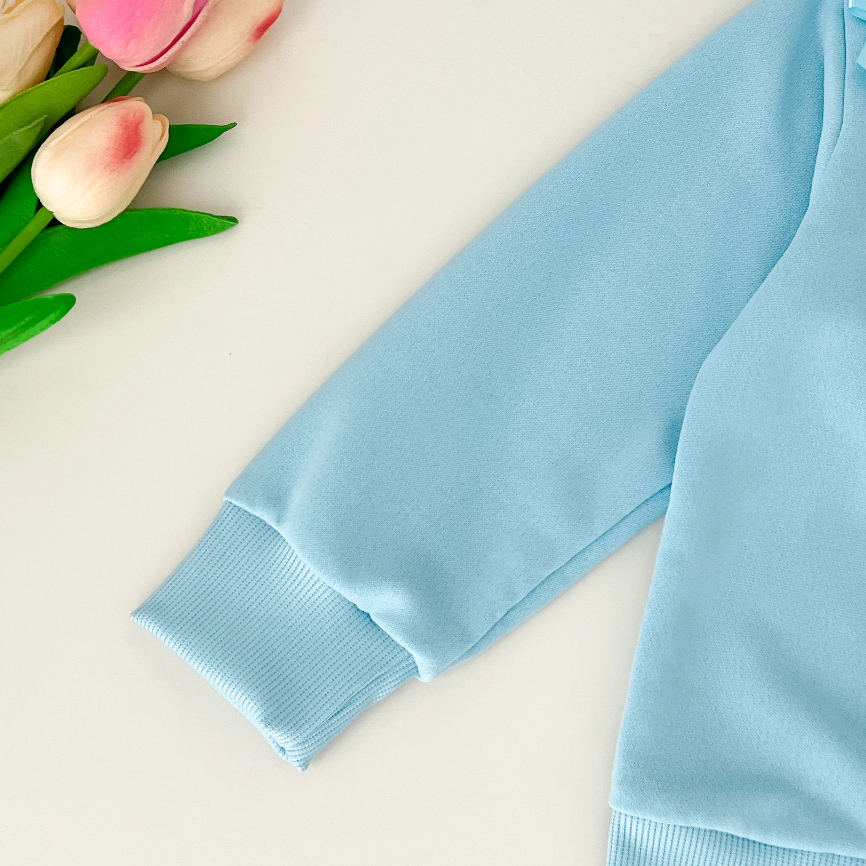 Humor Bear Girls Set Long Sleeved Hoodie Set Brogue Princess Set Pleated Skirt Vestidos Casual Outfit 3-7Y