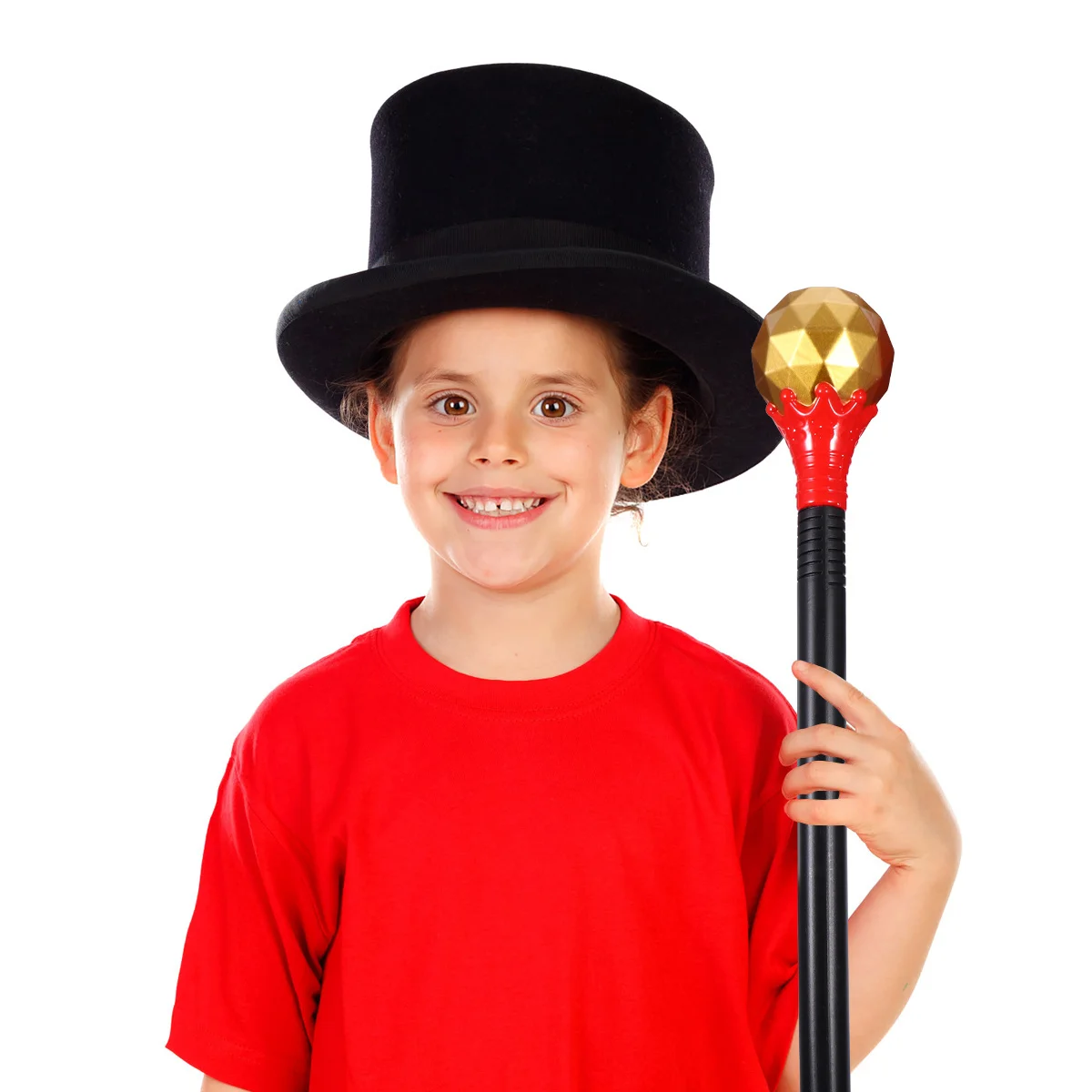 

3Pcs Magical Round Head Scepter Plastic Scripture Cosplay Prop Halloween Party Stage Performance King Queen Round Head Scepter