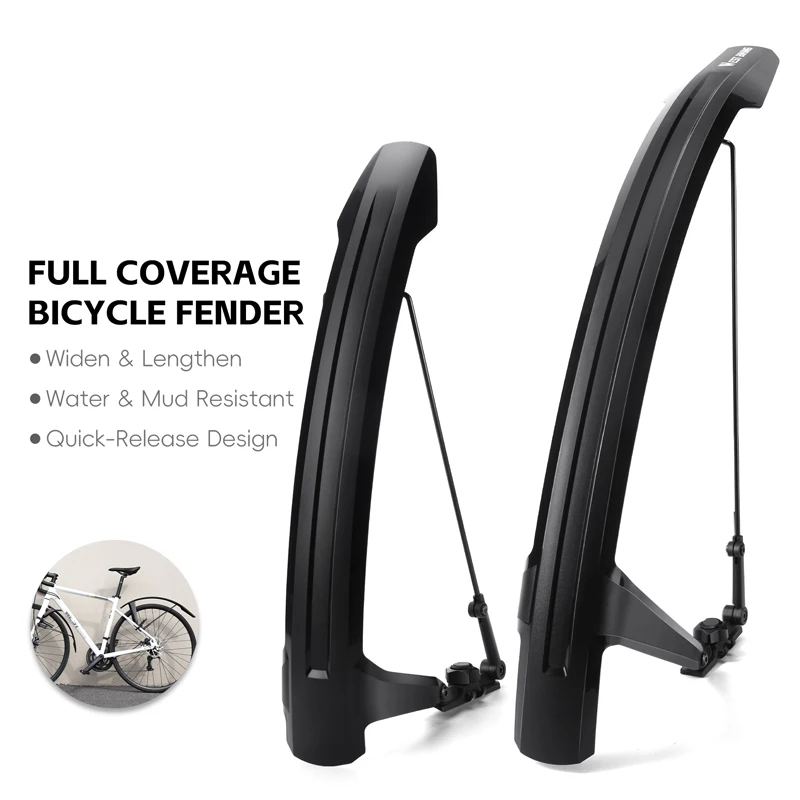 

New Bike Fenders Full Coverage Mudguards Mountain Bike Mudguard Bicycles Front and Rear Mudguard Mud Guard Cycling Accessories