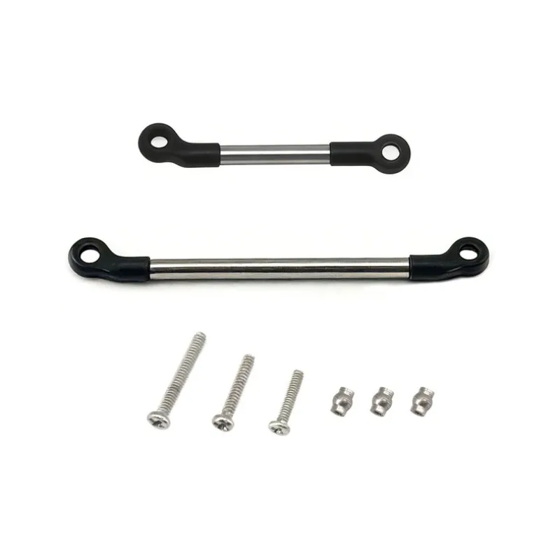 High Strength Steel Steering & Chassis Linkage Rod RC Metal Upgrade Accessories for Axial SCX30 1/30 Crawler Car