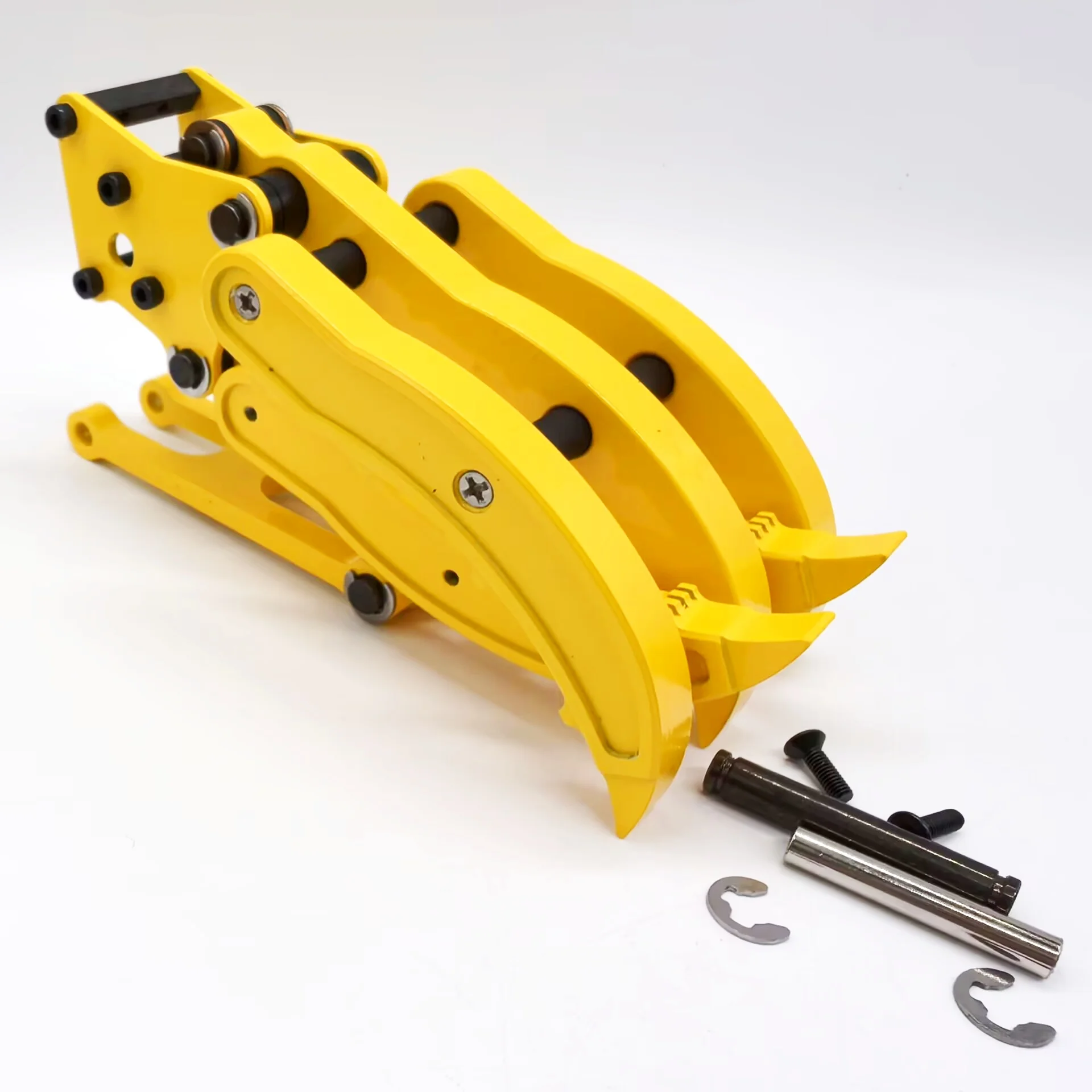 RC 1/14 Metal Quick Hanging Movable Gripper/Large Basket/Sponge/Hammer for Hydraulic Excavator DIY Parts