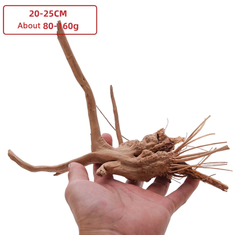 1 Pcs Wood Natural Trunk Driftwood Tree Aquarium Fish Tank Plant Stump Aquarium Fish Tank Ornament Landscaping Decoration