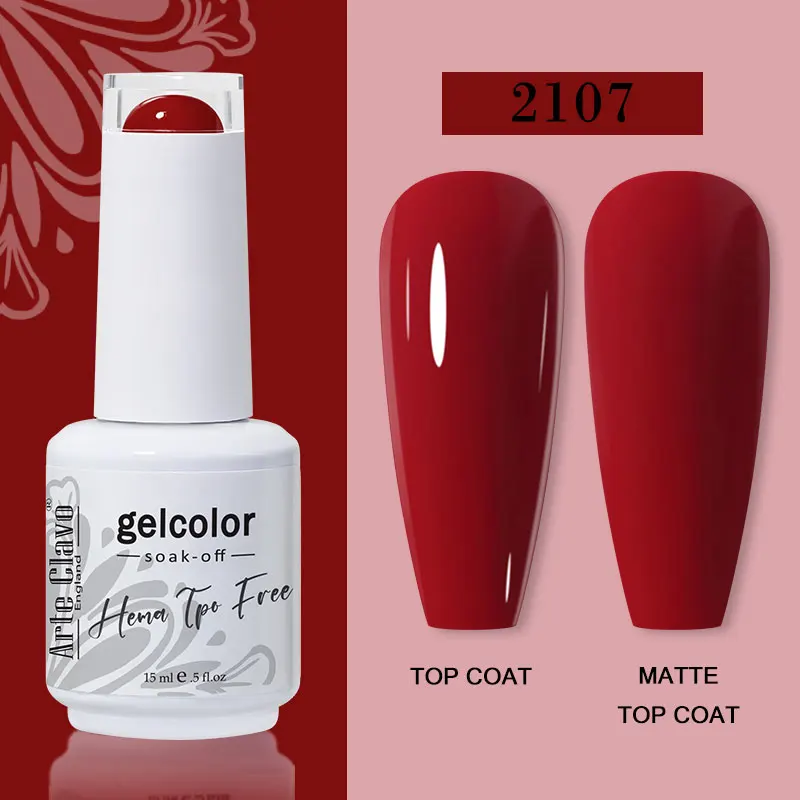 Arte Clavo 116 Kleuren Gel Nagellak 15 ml Kleurrijke Gel Semi Permanente Losweken UV Gel Nail Art DIY Ontwerp vernis Nagelbenodigdheden