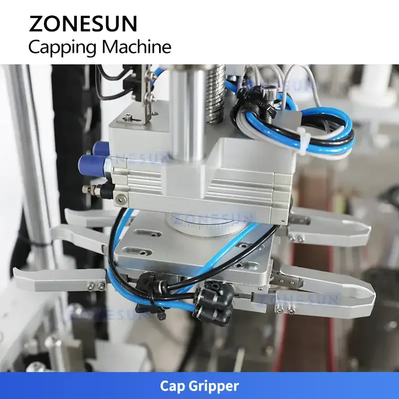 ZONESUN ZS-XG448S Servo Duckbill Pump Spray Cap Capping Machine view 5