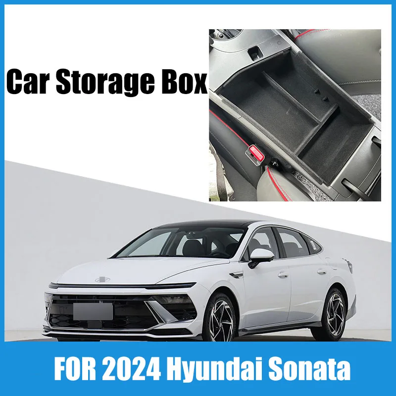

Suitable for 2024 Hyundai Sonata Sonata central control armrest box storage box storage box car accessories
