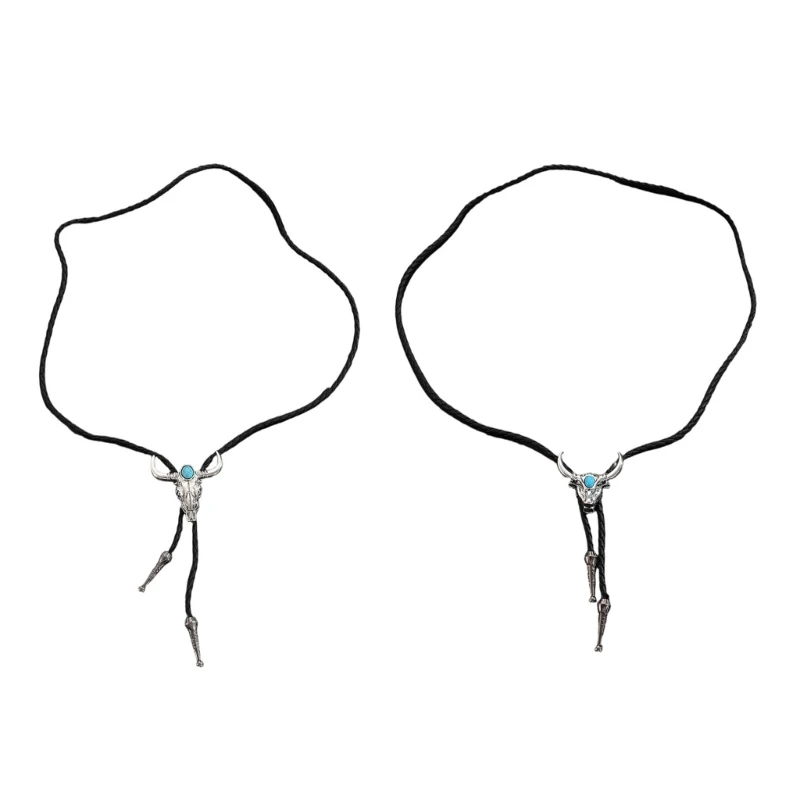 Practical Zinc Alloy Head PU Leather Tie Suitable For Family Matching Outfits