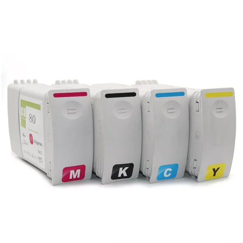 

Совместимый сменный картридж HP 80 HP80 с чернилами для принтера HP Designjet 1050c Plus 1055cm 1000C Plus BK C Y M 4 цвета